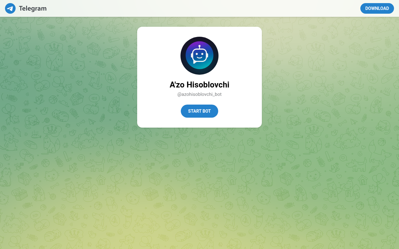 Azo Hisoblovchi Group Bot