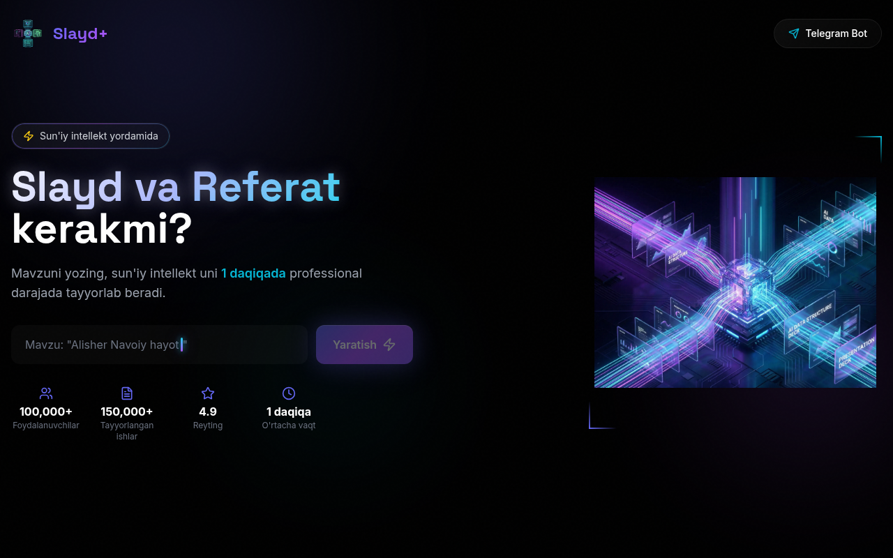 Slayd+ Presentation Service